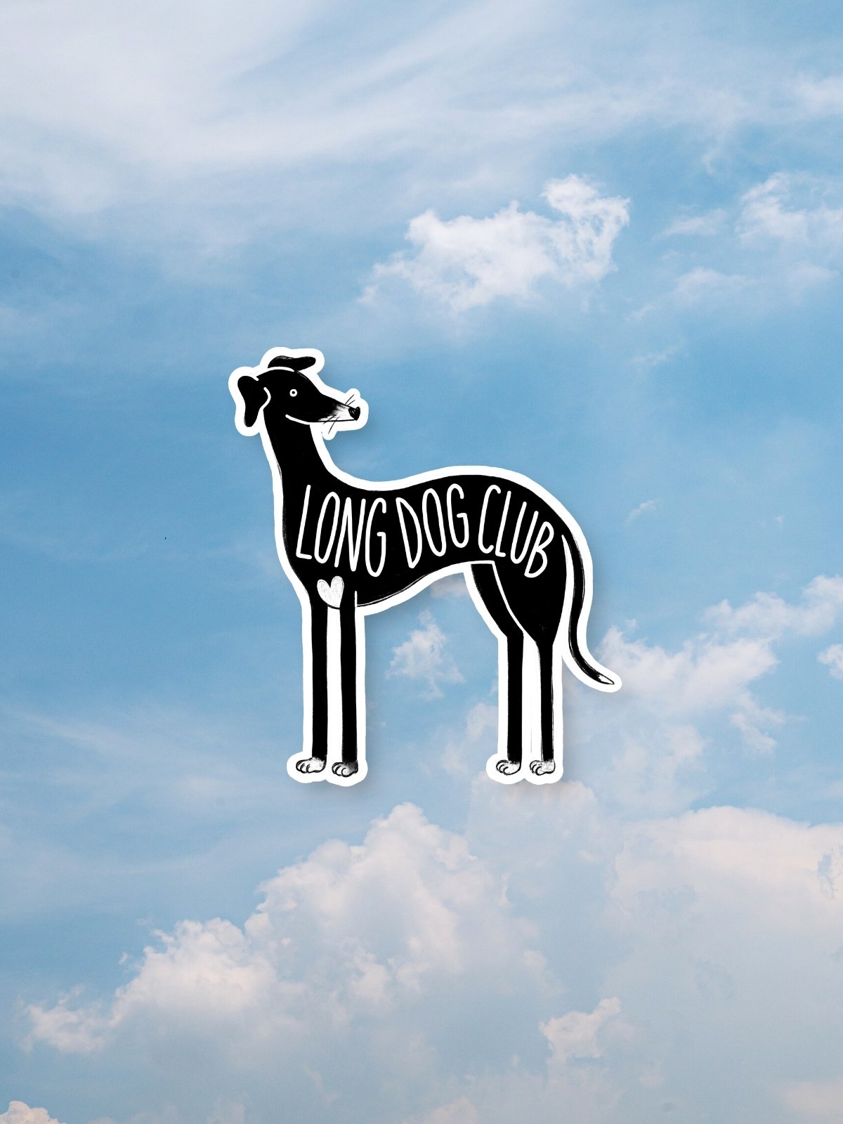 Long Dog Club sticker