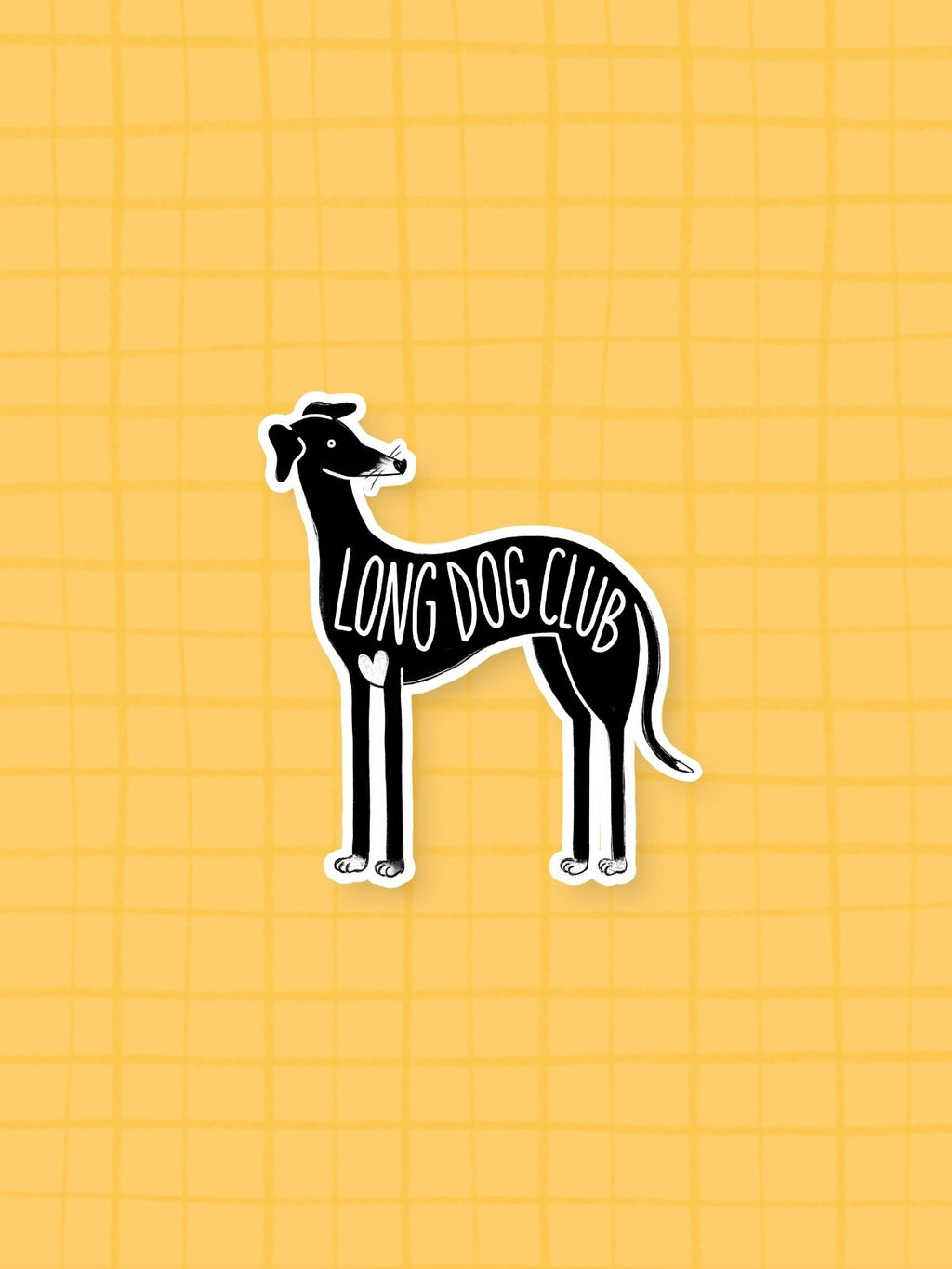 Long Dog Club sticker