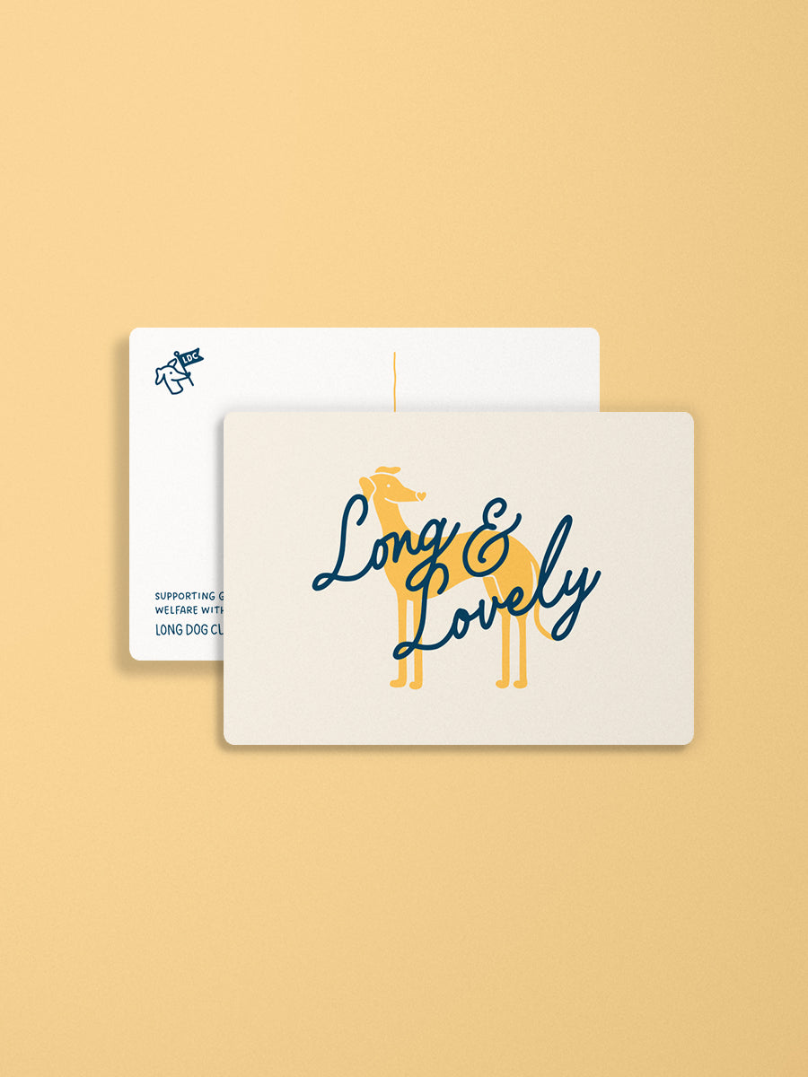 Long & Lovely Postcard
