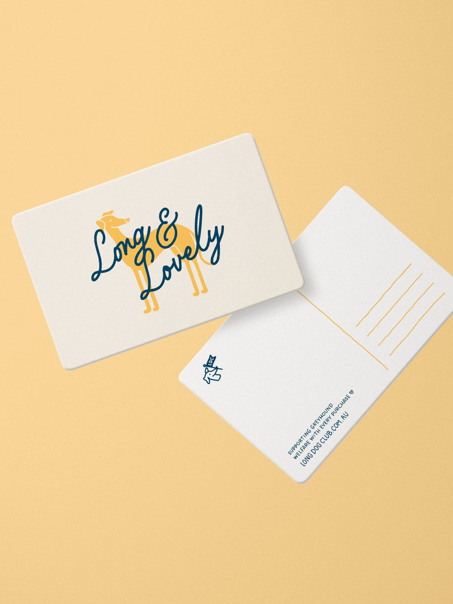 Long & Lovely Postcard