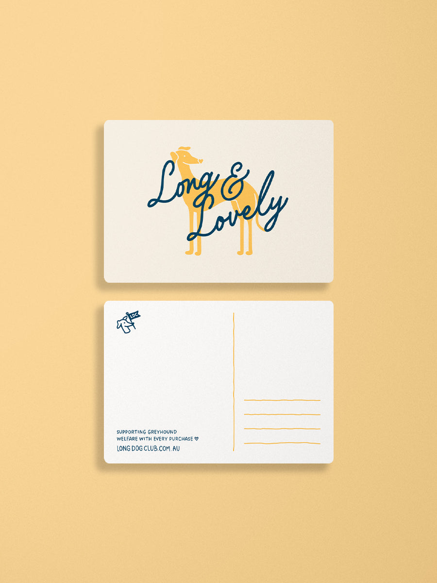 Long & Lovely Postcard